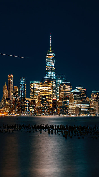 New York, Night, Travels, Sony Xperia Z5 Premium HD phone wallpaper
