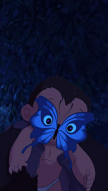 Tarzan, art, Blue HD phone wallpaper