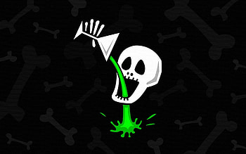 Vector, Bone, Drink, Beverage, Skull, Sing HD wallpaper