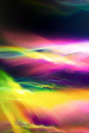 Abstract, Beams, Rays, Multicolored, Motley, Gradient, Distortion HD phone wallpaper