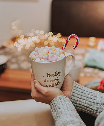 Words, Cup, Hands, Inscription, Mug, Marshmallow, Zephyr, Lollipop HD phone wallpaper