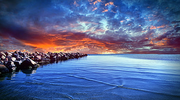 Amazing Nature!, sea, sky, nature, amazing HD wallpaper