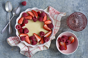 Food, Strawberry, Raspberry, Desert, Berries, Pie HD wallpaper