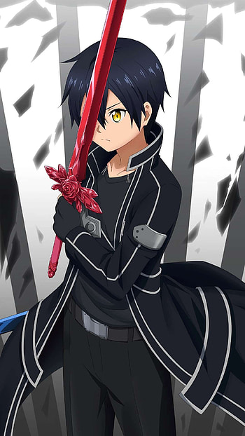 Kirito, Sword Art Online, Anime protagonist, Smart HD phone wallpaper