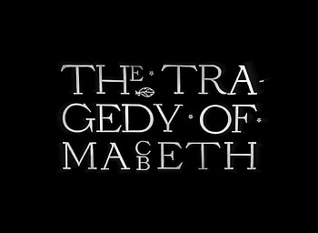 The Tragedy of Macbeth 2021, Striking title sequence, Artistic intro, Cinematic allure HD wallpaper