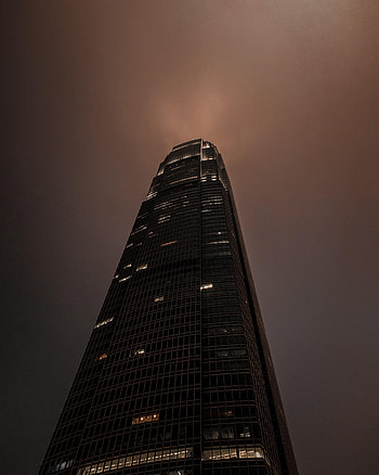 Night, Skyscraper, Building, Miscellanea, Miscellaneous, Tower HD phone wallpaper