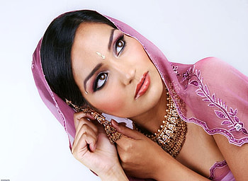 BEAUTIFUL WOMAN IN PINK.., jewerly, pink, model, face, beautiful, woman HD wallpaper