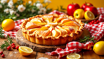 Delicious Apple Pie in Stunning, apple pie, dessert, baking, fruit, rustic decor HD wallpaper