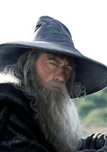 Gandalf the Grey, Wise wizard, Memorable performance, The Hobbit movies HD phone wallpaper