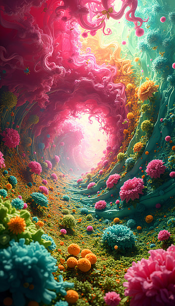 Psychedelic Dreams: Vibrant , psychedelic, Abstract, colorful, surreal HD phone wallpaper