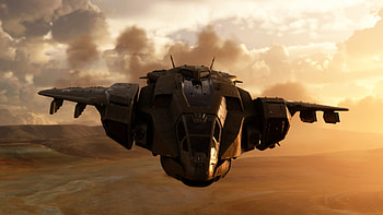 Microsoft Flight Simulator - Futuristic Aircraft Over Desert, video game, Microsoft Flight Simulator HD wallpaper