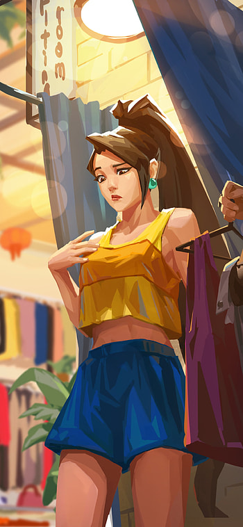 Sage Market Stroll — Valorant , video game, Valorant HD phone wallpaper