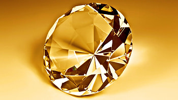 Gold diamond , Luxurious brilliance, Opulent elegance, Shimmering beauty HD wallpaper