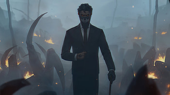 Bad Man, artist, artwork, digital-art, artstation HD wallpaper