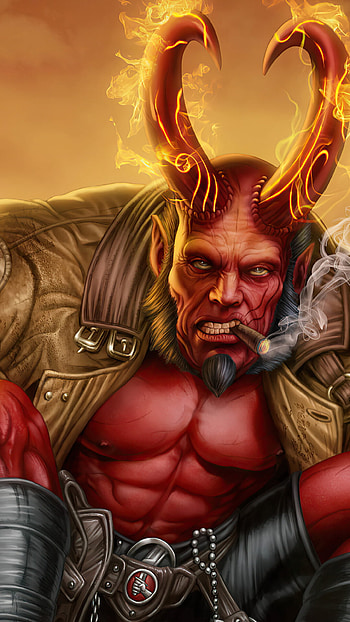 Hellboy 2020, Art HD phone wallpaper