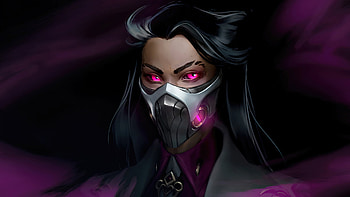 Pink Eyes Renata Glasc With Mask League Of Legends HD wallpaper