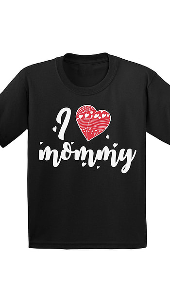 I Love Mom, Black Tshirt HD phone wallpaper