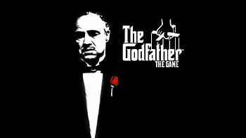 Preview godfather, marlon brando, don vito corleone, black, rose HD wallpaper