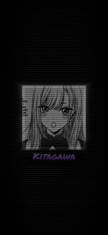 Marin kitagawa, Gray, Purple, Waifu HD phone wallpaper