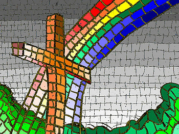 Stained Glass..., to, across, the, rainbow HD wallpaper