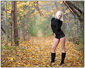 Jana, black, boots, fall HD wallpaper