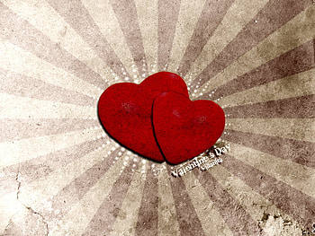 Two Hearts, two, hearts, valentine, day HD wallpaper