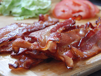 Bacon, Food HD wallpaper