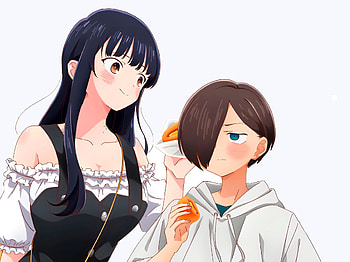 Anna Yamada & Ichikawa Kyoutarou, Ichikawa Kyoutarou (The Dangers in My Heart), Anna Yamada (The Dangers in My Heart), Anime, The Dangers in My Heart HD wallpaper