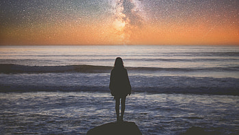 Sea Waves Long Sleeves Girl , alone, waves, girls, model, graphy HD wallpaper