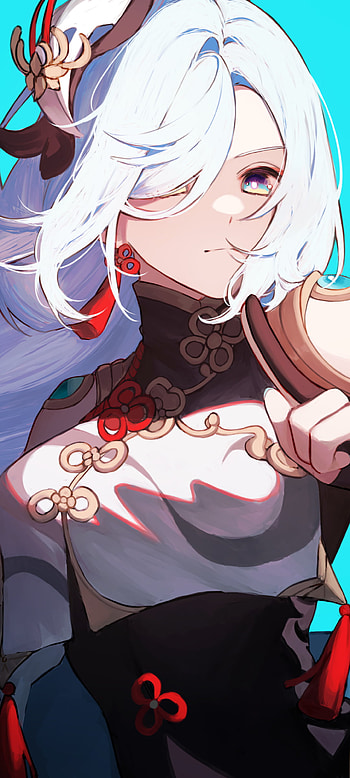 Shenhe (Genshin Impact), video game, Genshin Impact HD phone wallpaper