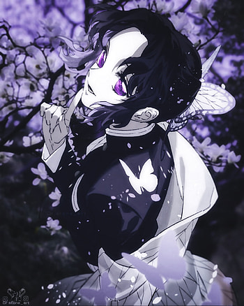 Shinobu Kocho , dress, art HD phone wallpaper