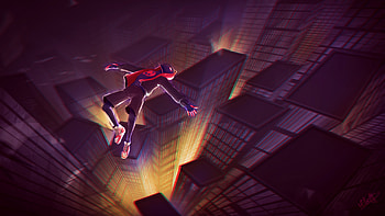 Spiderman Ellevate, spiderman, superheroes, digital-art, artist, artwork HD wallpaper