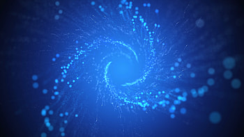 Cosmic, blue, swirl, abstract HD wallpaper