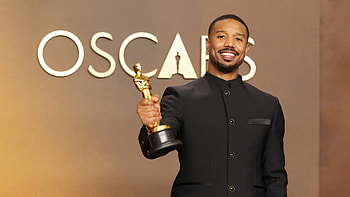 Oscars Triumph — Leading Man with Golden Statuette ( ), Academy Awards (Oscars), Michael B. Jordan, Men HD wallpaper