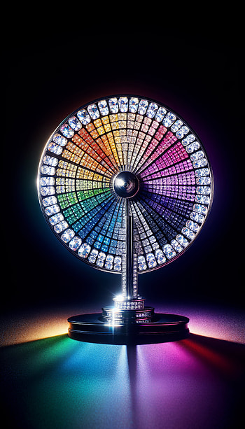Color Wheel Spectrum, colorful, crystal, decorative HD phone wallpaper