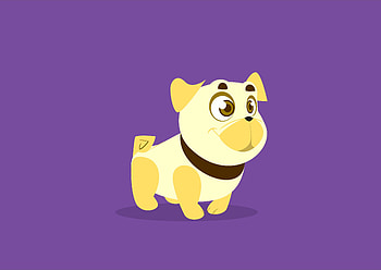 Art, Vector, Dog, Smile, Nice, Sweetheart HD wallpaper