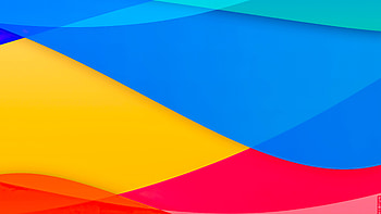 Yellow Red Blue Wavy Lines Pattern Abstraction Abstract HD wallpaper