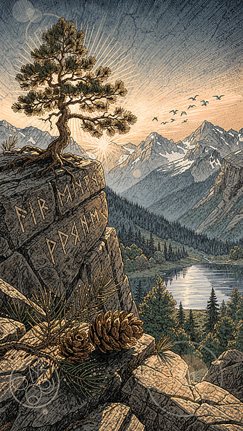 Pine Sentinel — Alpine , mountain, lake HD phone wallpaper