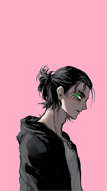 Attack on titan, head, magenta HD phone wallpaper