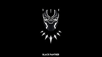 Black Panther Minimal , black-panther, minimalism, artwork, artist, artstation, superheroes HD wallpaper