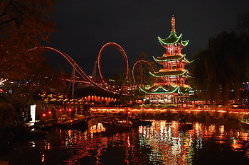 Tivoli Gardens, Disney-inspired magic, Entertainment paradise, Captivating adventure HD wallpaper
