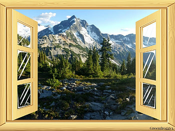 VIEW FROM WINDOW, WINDOW, VIEW, ABSTRACT HD wallpaper