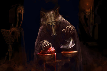 Nightbound Warden — Dark Creature, Quad, dark, creature HD wallpaper
