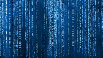 Blue animated matrix background, computer code with symbols and characters. Motion Background - VideoBlocks ... HD wallpaper