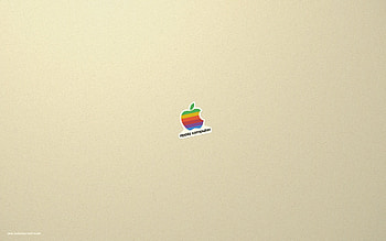 Classic Retro Apple Logo HD wallpaper