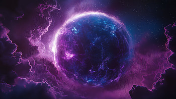 Sci-Fi Planet in Cosmic Splendor, Sci Fi, planet, space, galaxy, nebula HD wallpaper