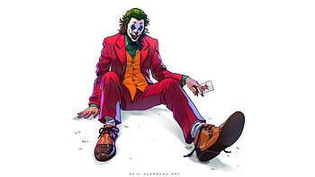 Joker Down , joker, supervillain, superheroes, artwork, artist, artstation HD wallpaper