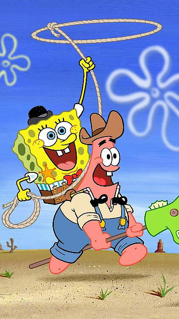 Spongebob, Patrick HD phone wallpaper