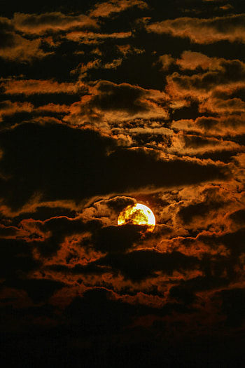 Nature, Sunset, Sky, Sun, Clouds HD phone wallpaper