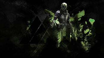 Warlock Destiny Guardian class character game. and . HD wallpaper